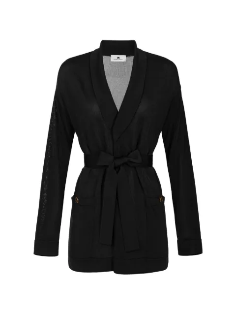 Elisabetta Franchi cardigan in viscose yarn Black MK21S66E2