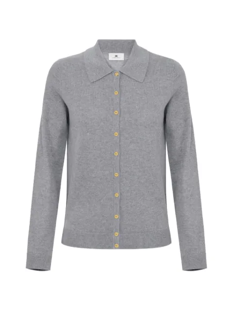 Elisabetta Franchi cardigan in knit fabric Grey MK40S67E2