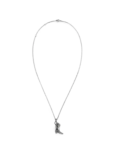 TWOJEYS boot-pendant silver-tone necklace Silver 80758