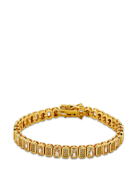 Lady D World Auric crystal-embellished tennis bracelet Gold 83046