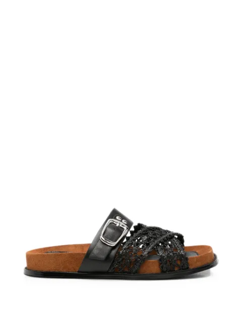 SERGIO MORETTI FIRENZE buckle-fastening sandals Black 658526120