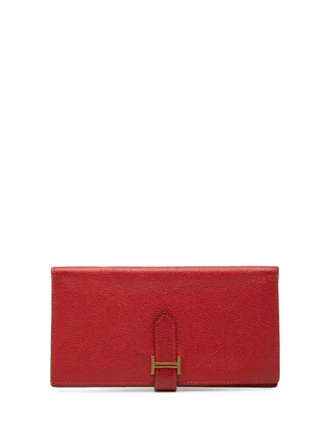 Hermès Pre-Owned 2012 Epsom Bearn Wallet long wallets Red MPL8LQCYKWAV5MPY