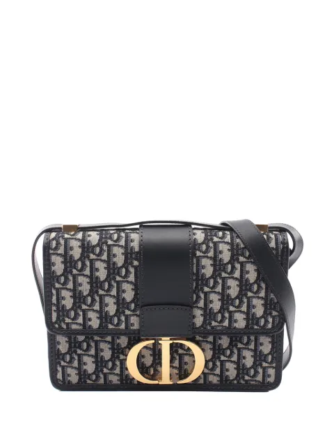 Christian Dior Pre-Owned 2010-2026 Oblique Canvas 30 Montaigne Flap crossbody bag Blue FY99AOV3HS2NQZVZ