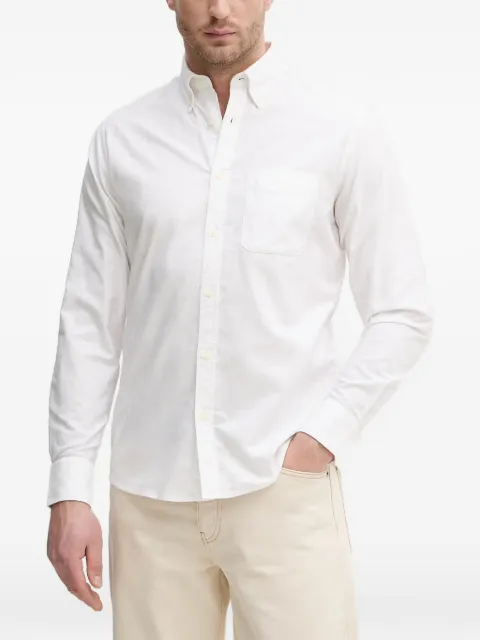 Benetton button-down chest-pocket shirt White 5FGBUQ04C