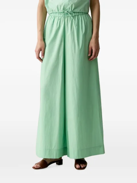 Benetton elasticated-waist palazzo pants Green 4MBJDF0C1