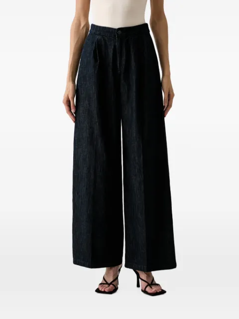Benetton pleated wide-leg jeans Blue 4KOWDF0C5