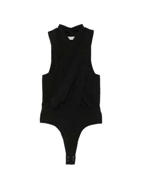 SIMKHAI crossover halterneck bodysuit Black 4268013K