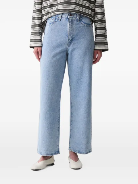 Levi's high-waisted straight-leg jeans Blue A0092
