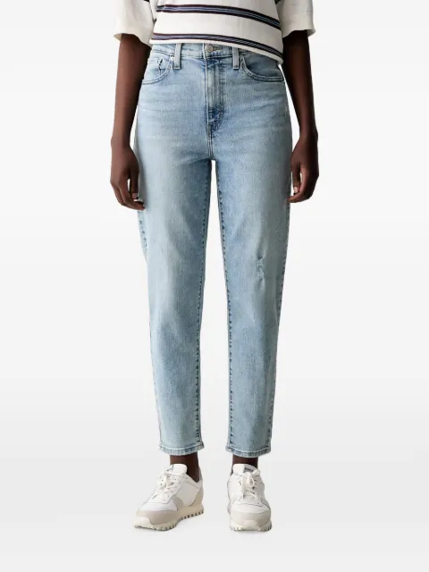 Levi's high-waisted distressed-effect jeans Blue 26986