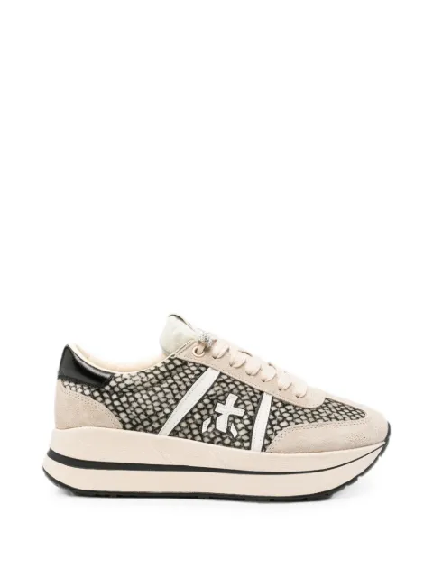 Premiata snakeskin-effect sneakers Neutrals 8501