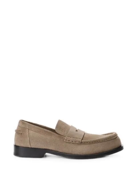 LOEWE Bobine penny-slot loafers Brown M816290X67