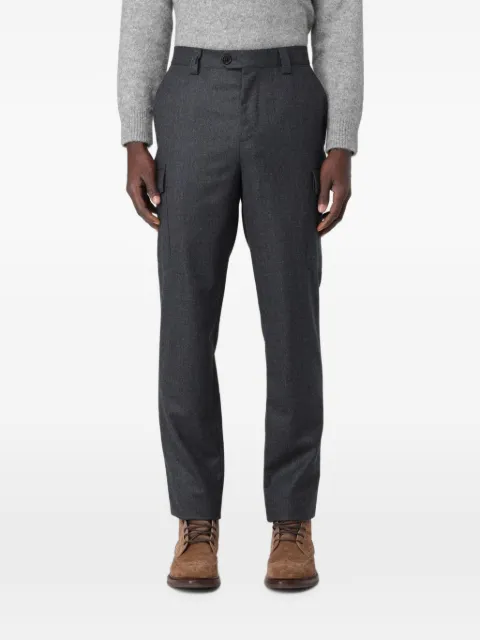 Brunello Cucinelli virgin-wool cargo pants Grey ME226F1890C003