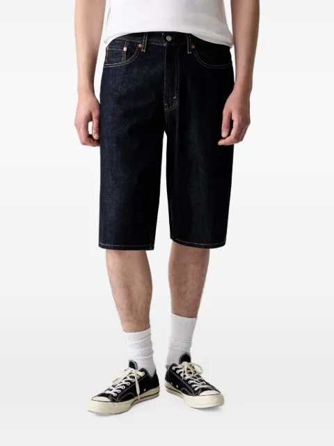 Levi's 470 logo-patch denim shorts Blue 0062W