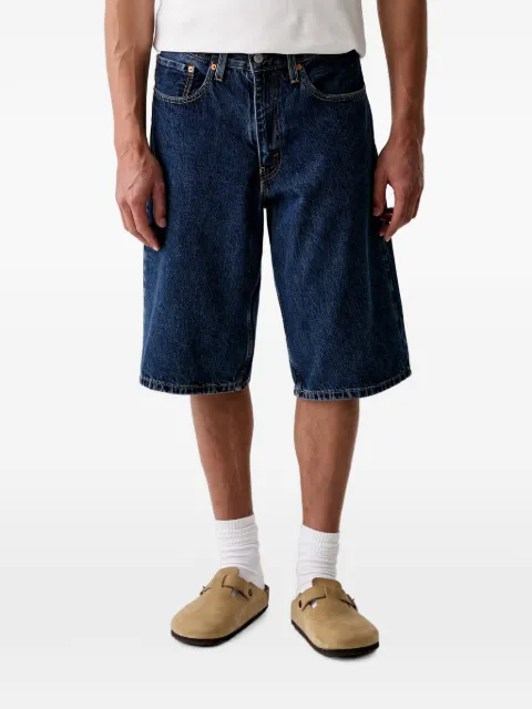 Levi's 470 logo-patch denim shorts Blue 0062W