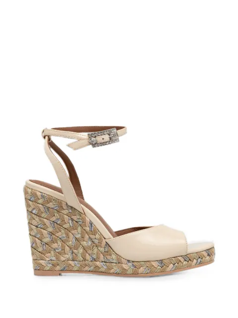 Kurt Geiger London buckle-fastening wedge sandals Neutrals 5601041309