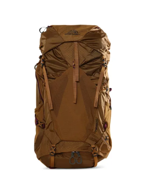GREGORY Maven 58 buckle-fastening backpack Brown 152344
