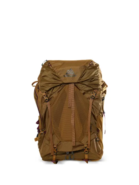 GREGORY Maven 48 buckle-fastening mesh-panelled backpack Brown 153010