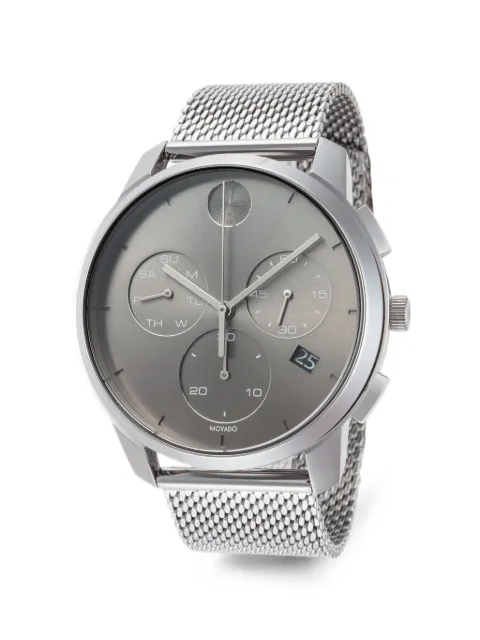 Movado Bold 40mm mesh-bracelet watch Grey 3600635