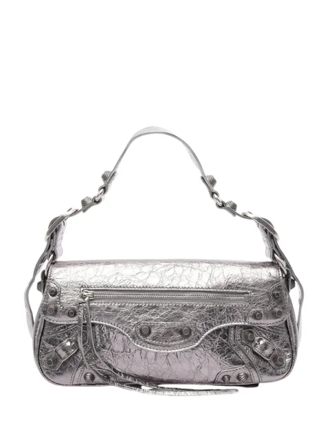 Balenciaga Pre-Owned 2018-2026 Lambskin Le Cagole S shoulder bag Silver ORGKV379Q010M55E
