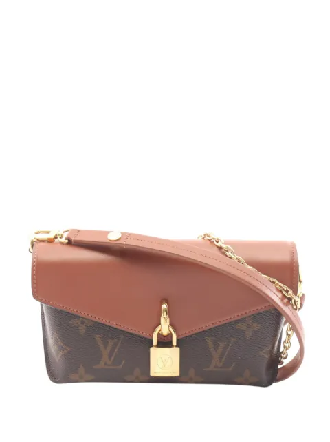 Louis Vuitton Pre-Owned 2021-2026 Monogram Padlock on Strap satchel Brown QUINQXQDEUCZ9PWA