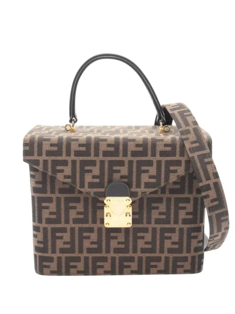 Fendi Pre-Owned 20th Century Zucca Canvas satchel Brown 3CZ7DJGJF542JPRQ