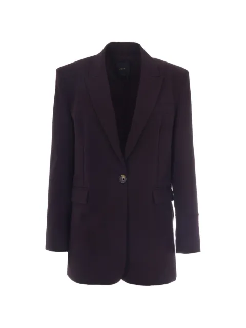 PINKO single-breasted notched-lapels blazer Purple 105663A18E