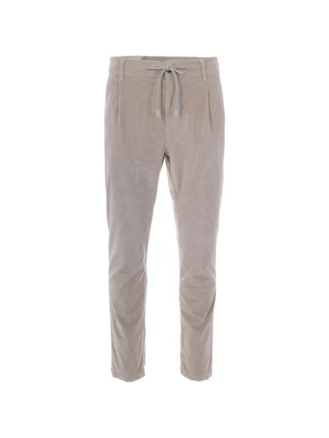 Eleventy corduroy drawstring trousers Neutrals N75PANG03TET0N00102