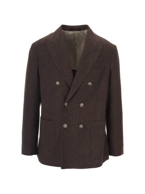 Eleventy double-breasted blazer Brown N75GIAK10TES0N04705