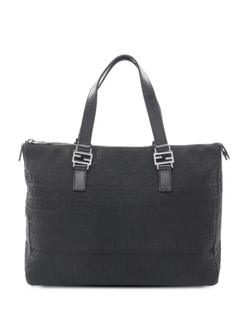 Fendi Pre-Owned 2000-2010 Zucchino Canvas tote bag Black SMGPP0SMSD8PNKLZ