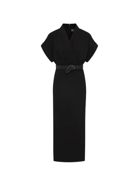 Rebecca Vallance Tallon short sleeve midi dress Black 26031732