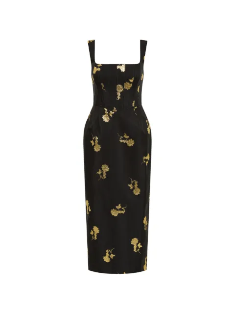 Rebecca Vallance Mariya midi dress Black 26031739