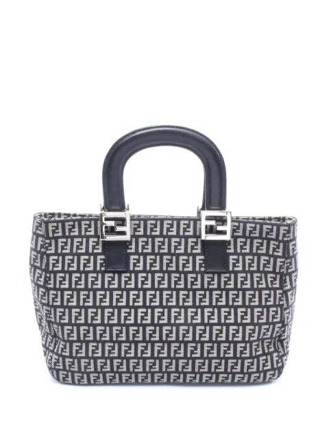 Fendi Pre-Owned 2000-2010 Zucca Canvas tote bag Black F8KTSJFXDYE8RJ8X