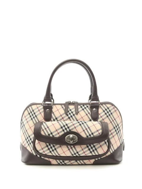 Burberry Pre-Owned 2000-2017 Nova Check Canvas handbag Neutrals 11PITNW9HSJKEB9C