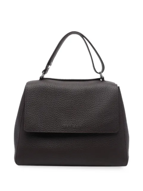 Orciani midi Sveva leather shoulder bag Red BT2006