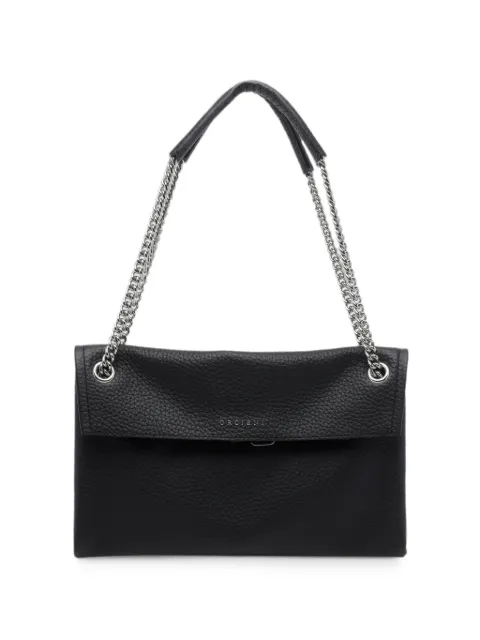 Orciani small Venus leather shoulder bag Black B02240SOFNERO
