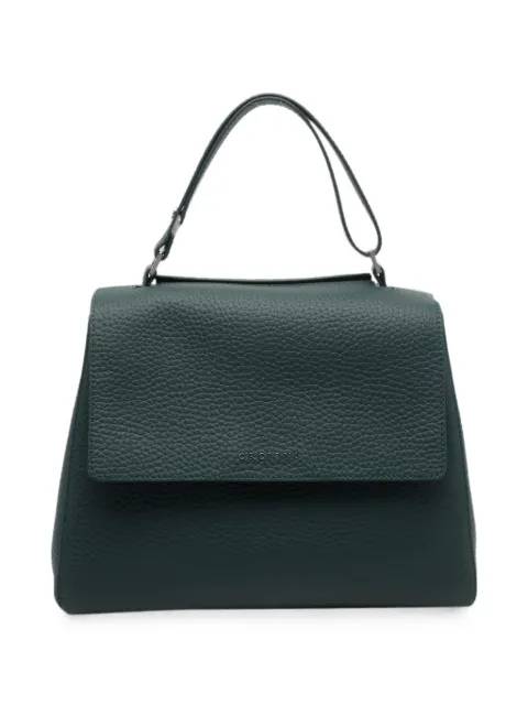 Orciani Sveva leather handbag Green BT2006S