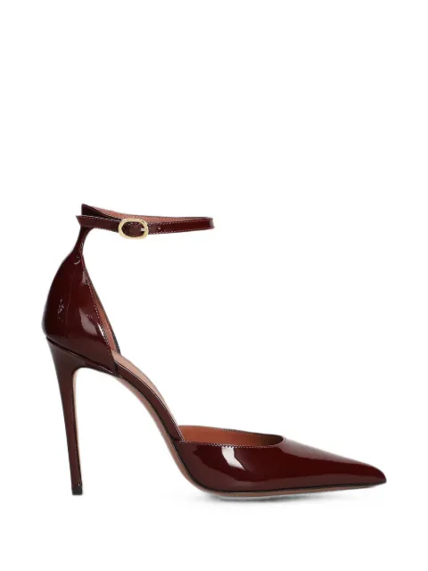Castagna Caryn pointed-toe ankle-strap pumps Red CARYN