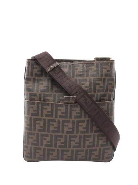 Fendi Pre-Owned 2010-2026 Zucca Coated Canvas crossbody bag Brown G6D97KWKD5RNVJ0S