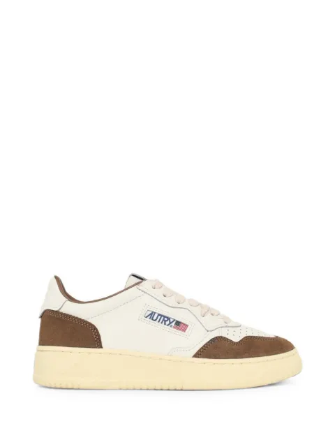 Autry Medalist calf leather sneakers Neutrals AULW