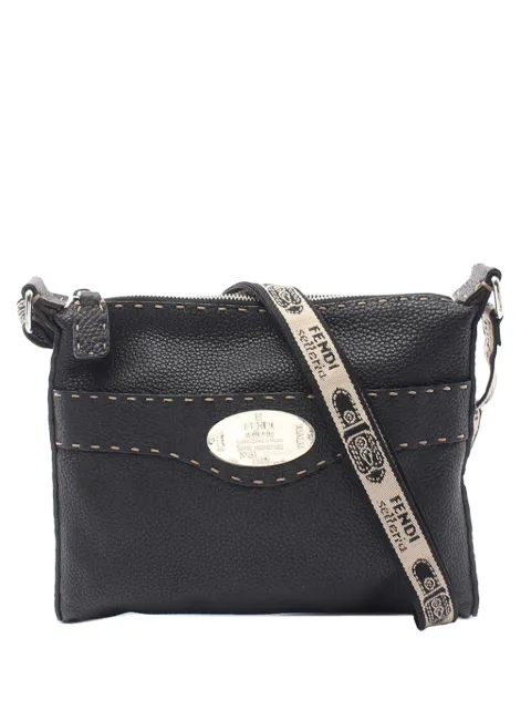 Fendi Pre-Owned 2000-2026 Selleria crossbody bag Black Q984J4A5WGC1IGUV