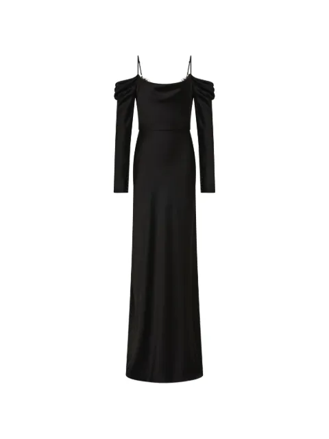 Rebecca Vallance Noire long sleeve gown Black 26031850
