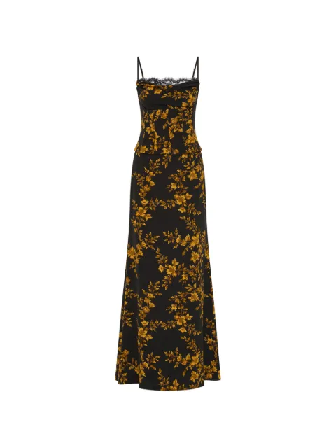 Rebecca Vallance Gilded floral maxi dress Black 26031791