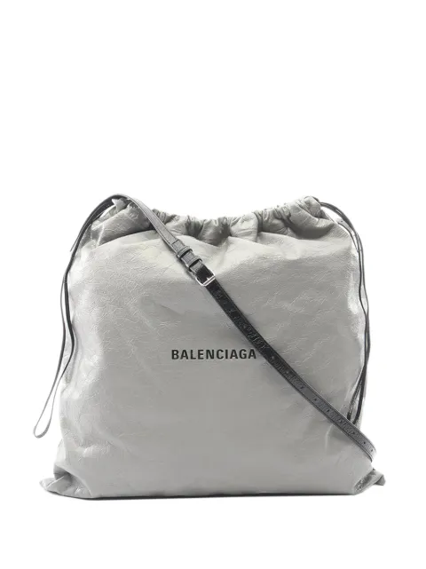 Balenciaga Pre-Owned 2000-2002 Leather Shopper Dust Bag crossbody bag Grey 6M1FQAF8U18IUH3K