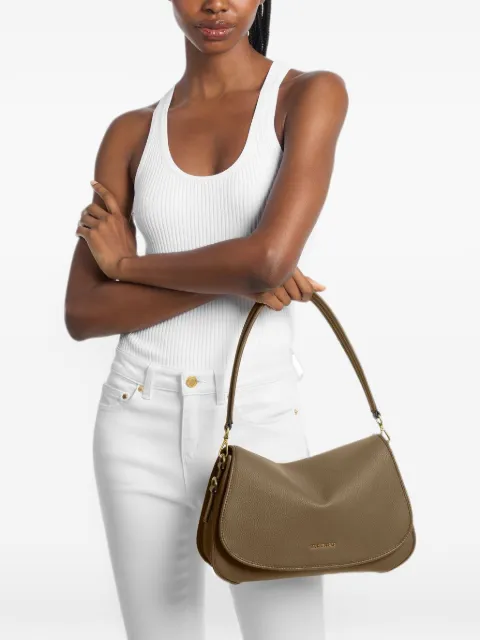 Michael Michael Kors Holmes medium pebbled leather convertible messenger bag Green 30T6AX3M2L