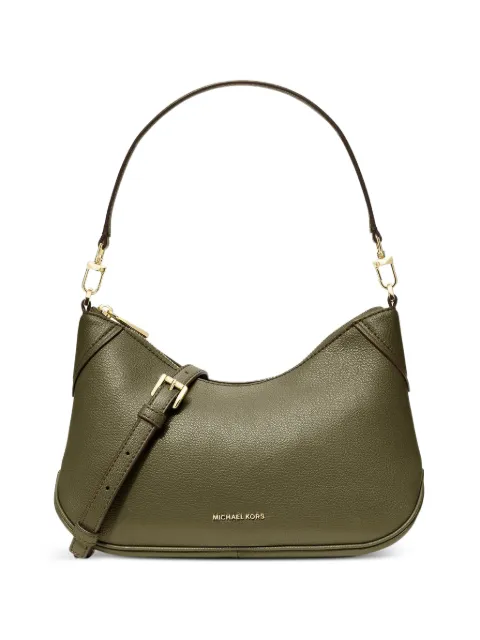 Michael Michael Kors Jet Set medium convertible pouchette crossbody bag Green 32S6GJ6W8L