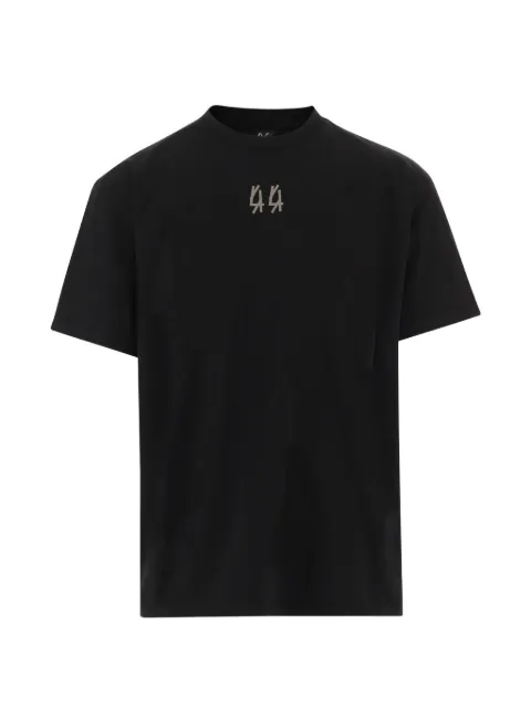 44 LABEL GROUP logo-print T-shirt Black B0030669FA706P