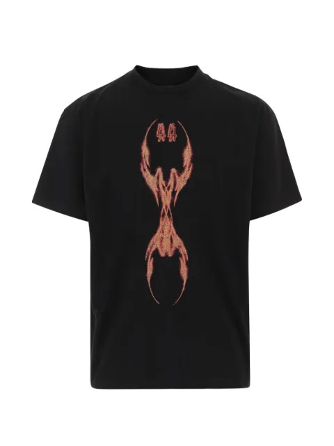 44 LABEL GROUP logo-print T-shirt Black B0030669FA706P