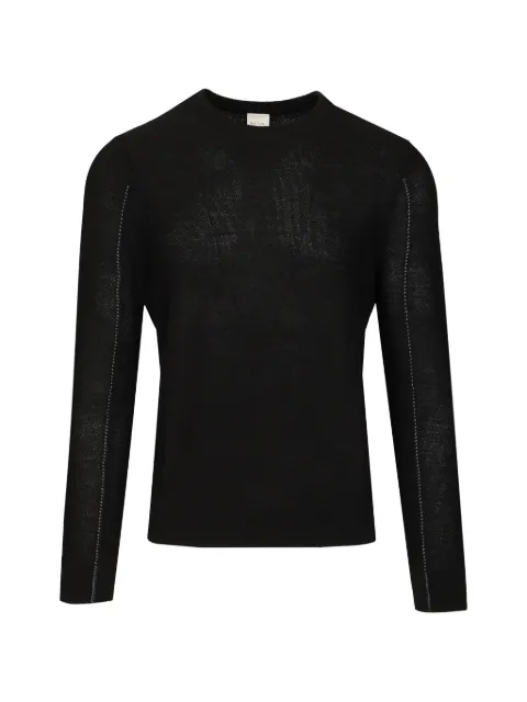Paul Smith crew-neck merino wool sweater Black M1R984ZW03155