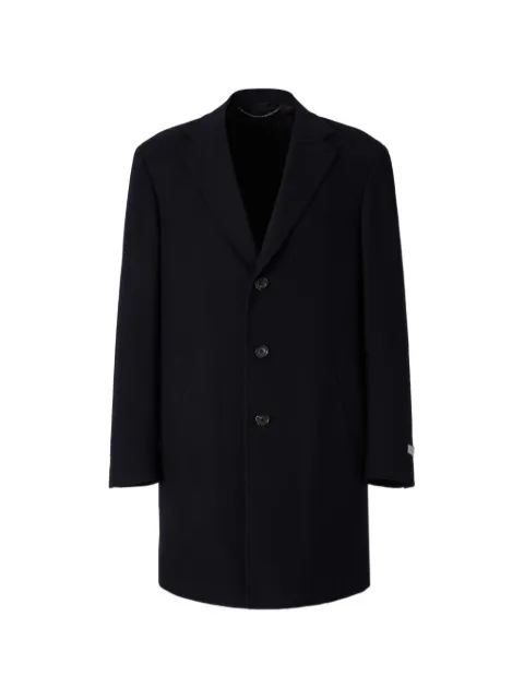 Canali single-breasted notched-lapels coat Blue 55970FF05769