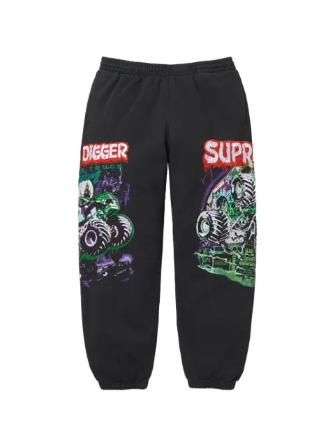 Supreme Grave Digger track pants Grey SU28006